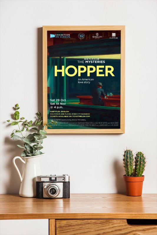 Exhibition on Screen: Hopper - An American Love Story - framed poster