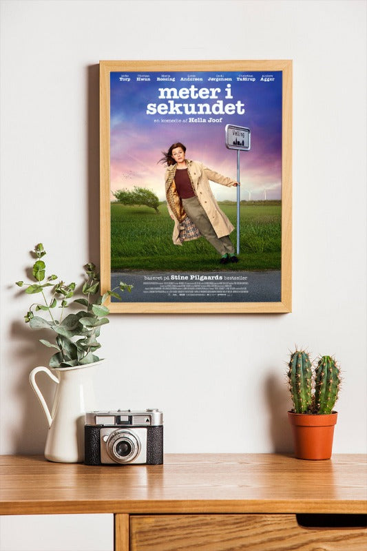 Meter i sekundet - framed poster