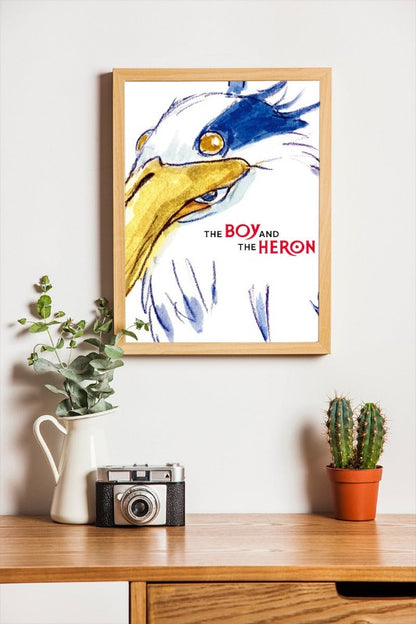 The Boy and The Heron - framed poster