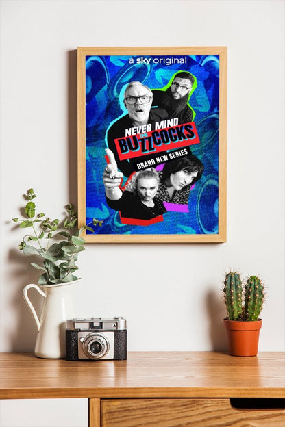 Never Mind The Buzzcocks - framed poster