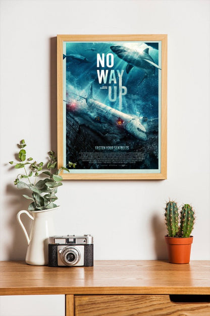 No Way Up - framed poster