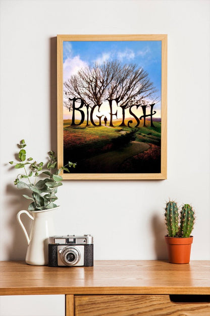 big fish - framed poster