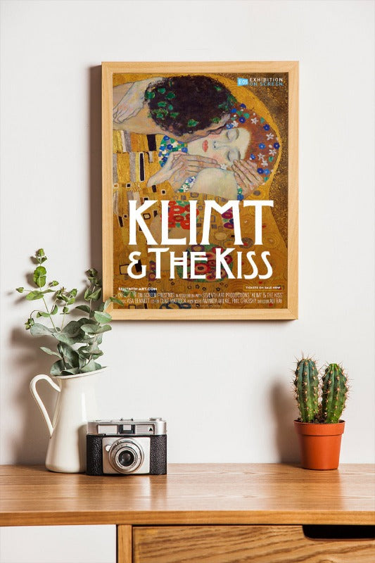 Exhibition on Screen: Klimt & The Kiss - framed poster