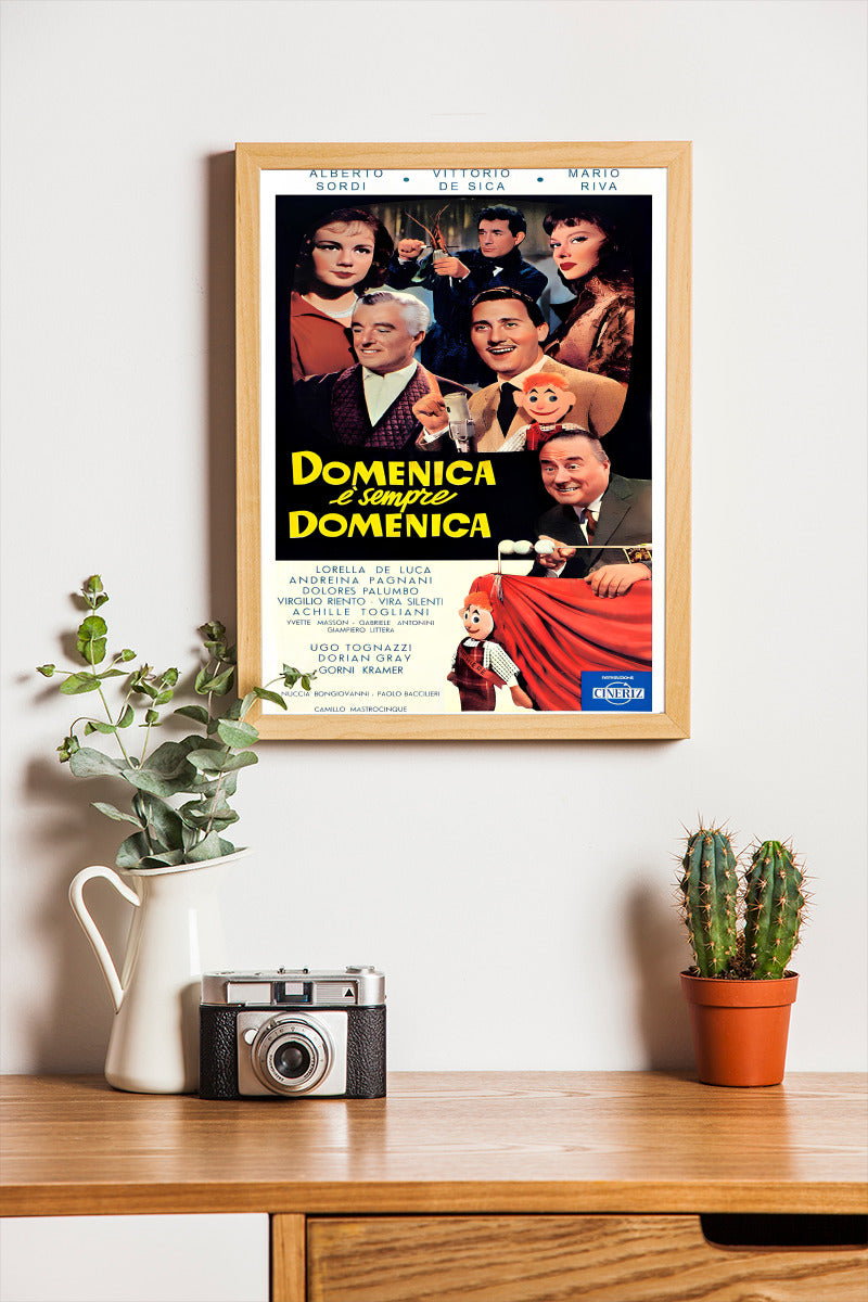 Domenica è sempre domenica - framed poster