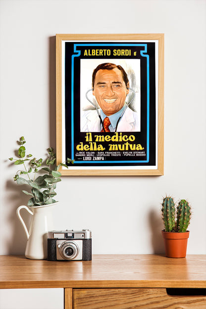 Il medico della mutua - framed poster