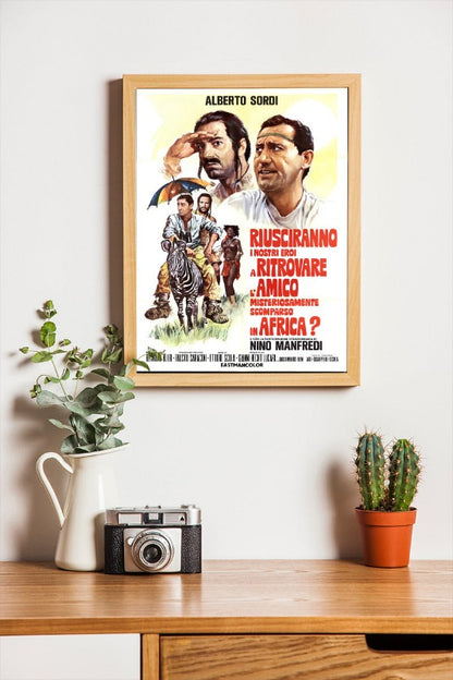 Riusciranno i nostri eroi - framed poster