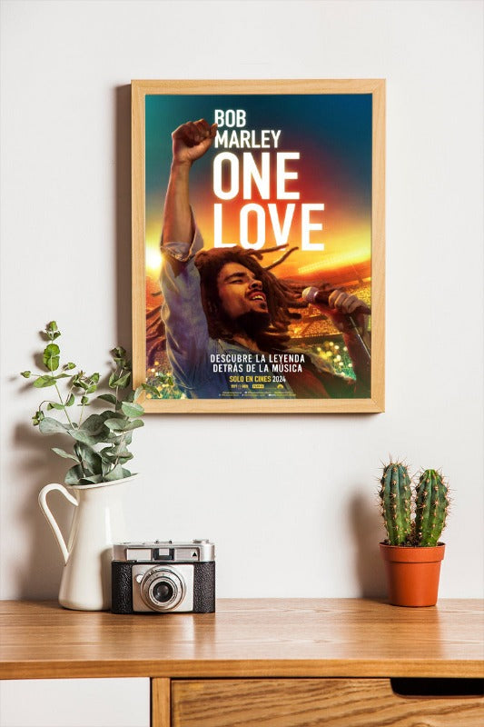 Bob Marley One Love - framed poster