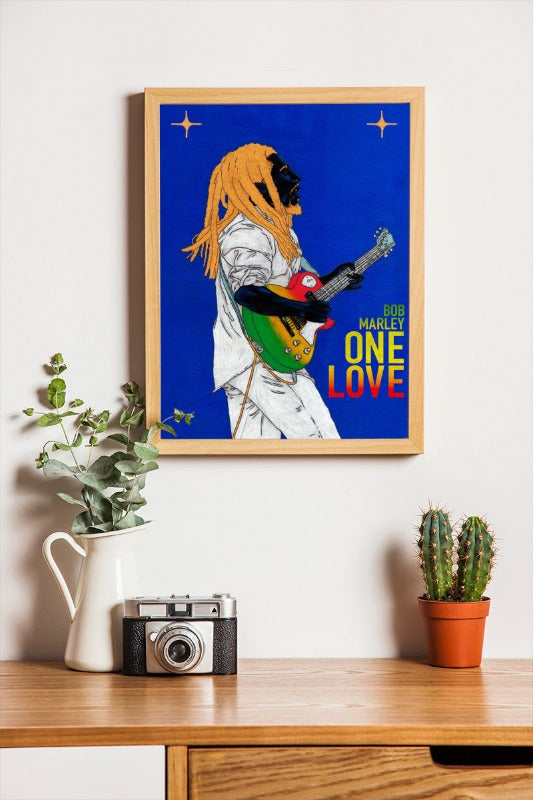 Bob Marley One Love - framed poster