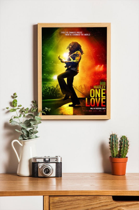 Bob Marley One Love - framed poster