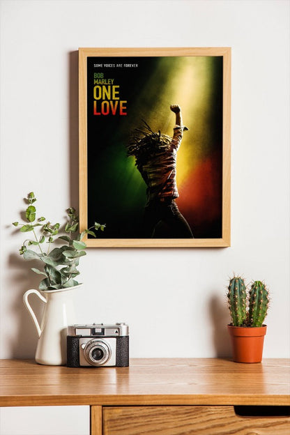 Bob Marley One Love - framed poster