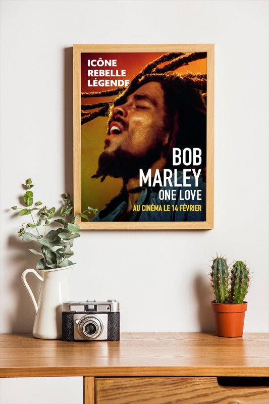 Bob Marley One Love - framed poster