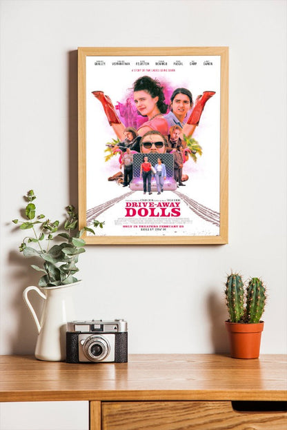 Drive Away Dolls - framed poster