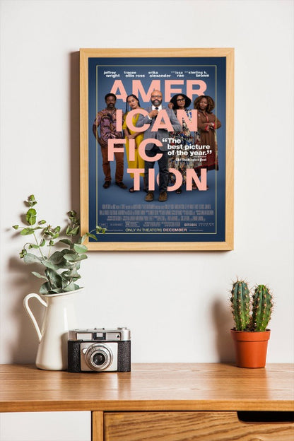 American Fiction - framed poster