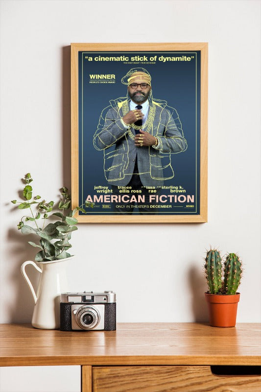 American Fiction - framed poster