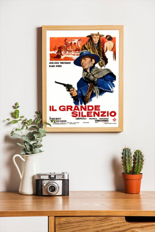 Il grande silenzio - framed poster