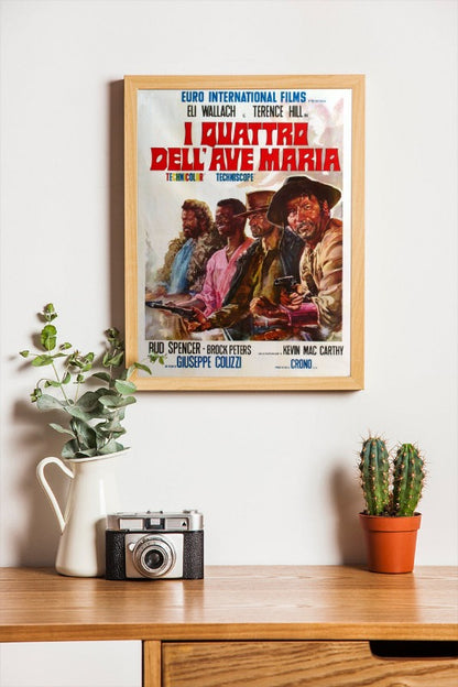 I quattro dell'Ave Maria - framed poster