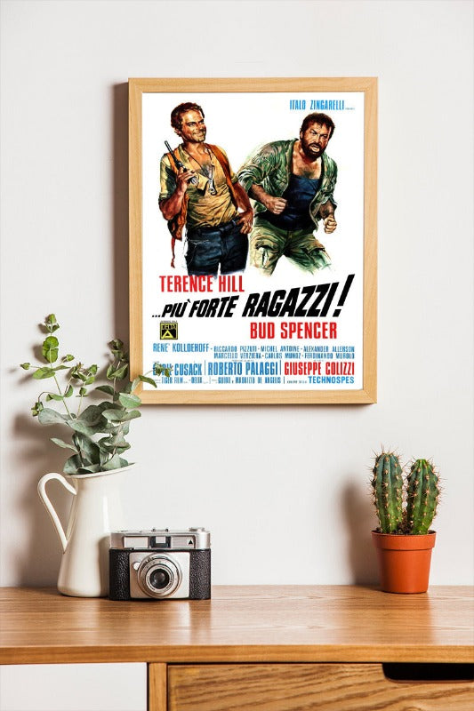 Più forte ragazzi - framed poster