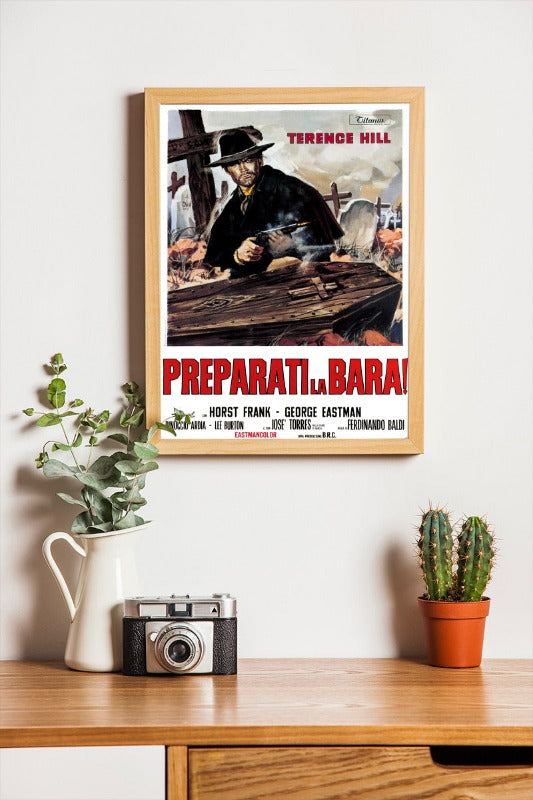 Preparati la bara - framed poster