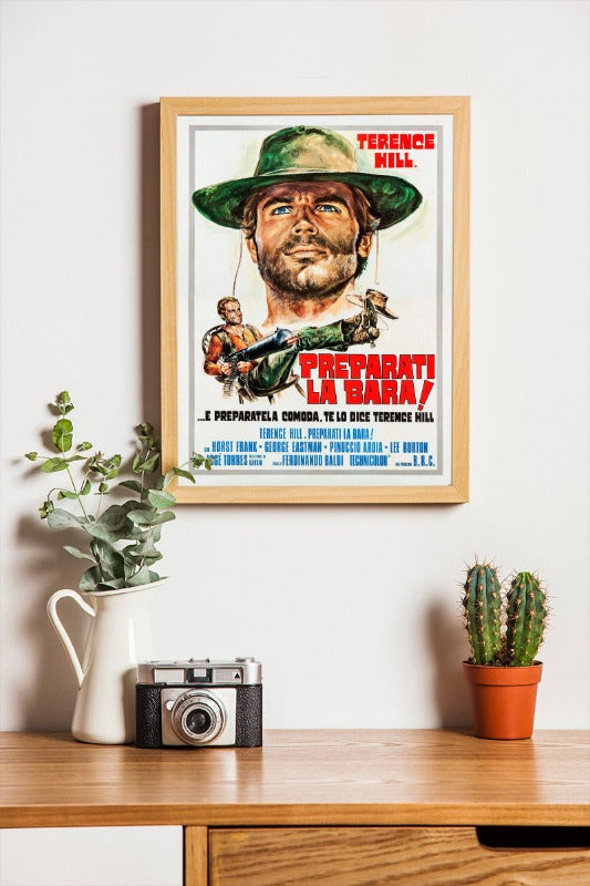 Preparati la bara - framed poster