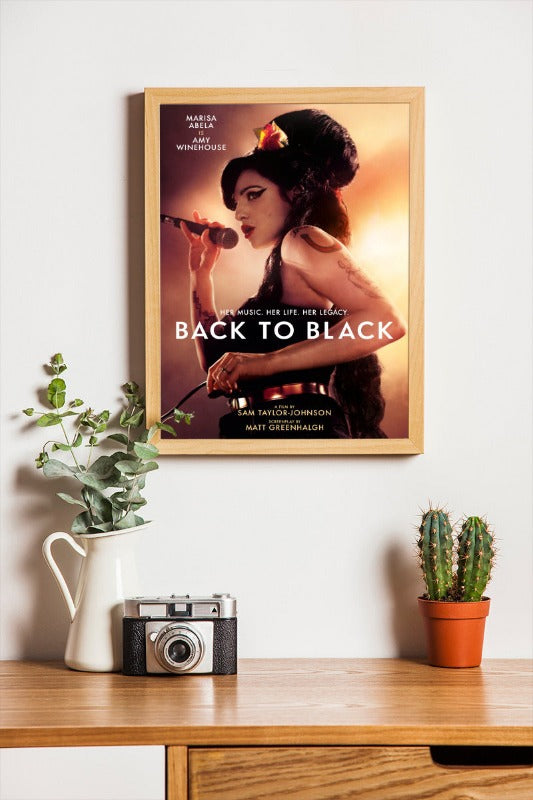 Back to Black - framed poster