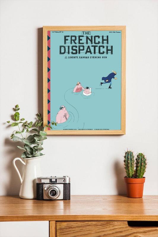 The French Dispatch - framed poster