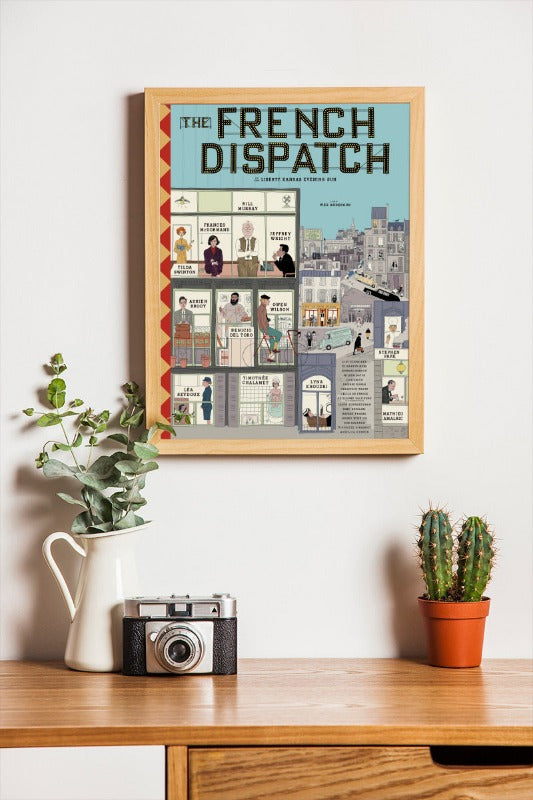 The French Dispatch - framed poster