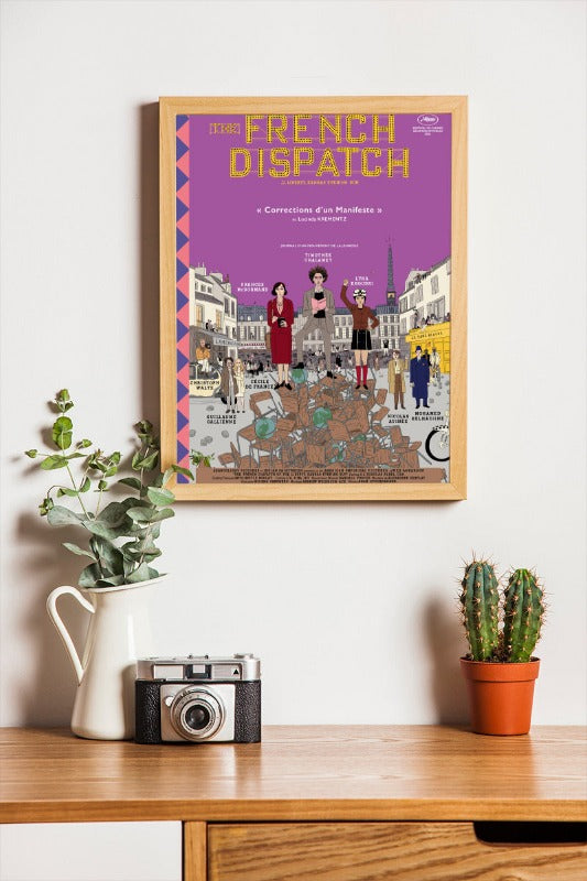 The French Dispatch - framed poster