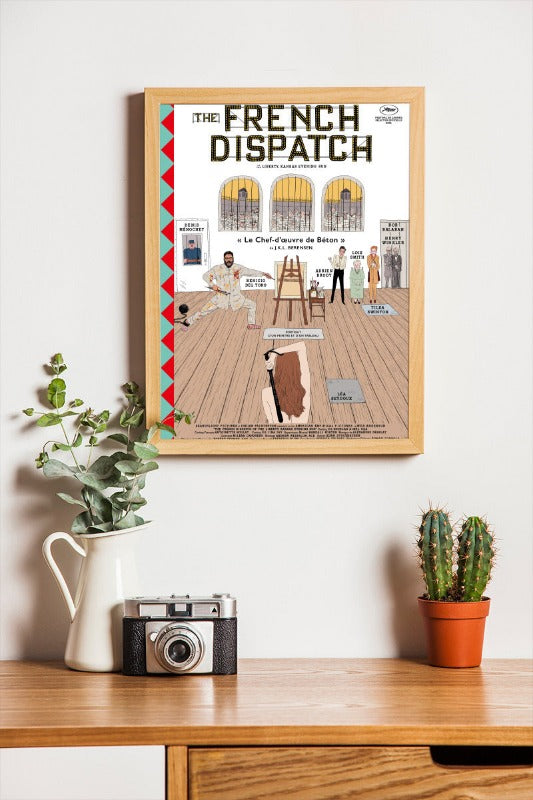 The French Dispatch - framed poster