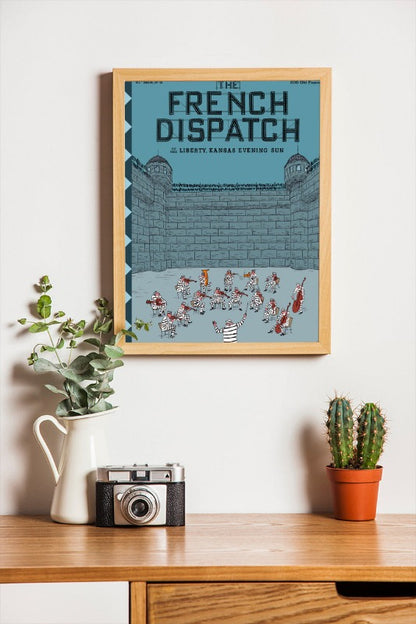 The French Dispatch - framed poster