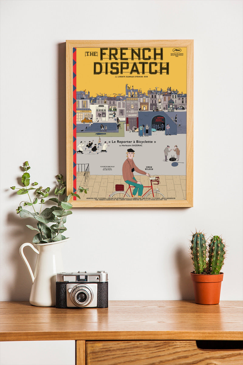 The French Dispatch - framed poster