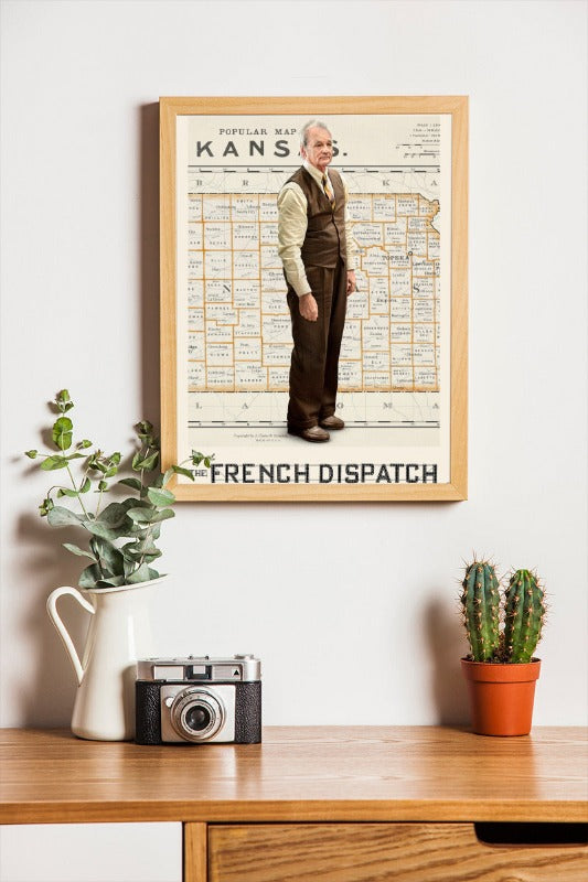 The French Dispatch - framed poster