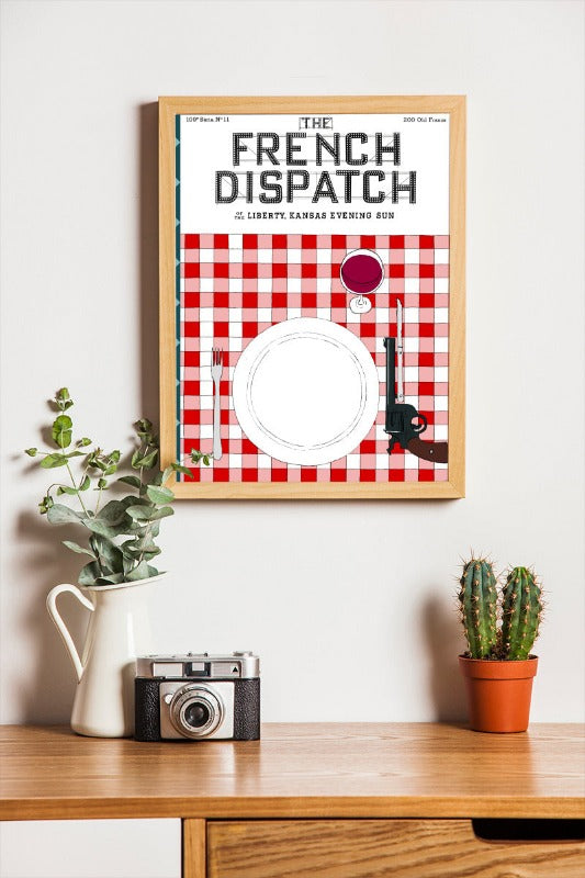 The French Dispatch - framed poster