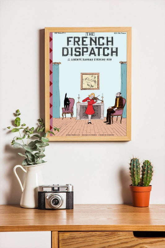 The French Dispatch - framed poster