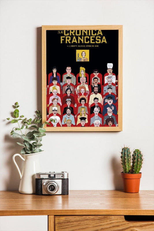 La Crónica Francesa - framed poster