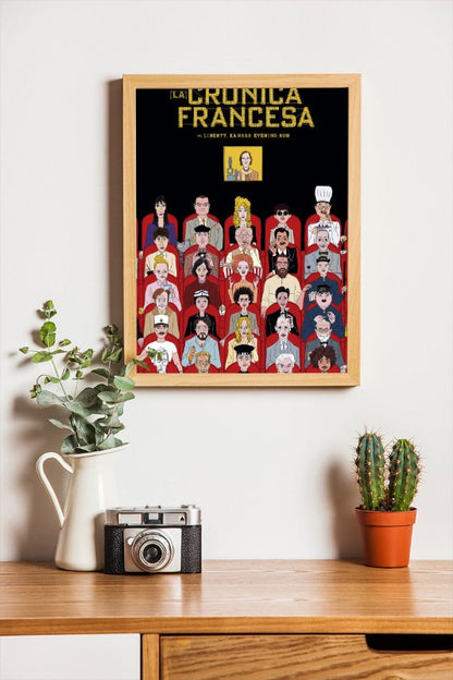 La Crónica Francesa - framed poster