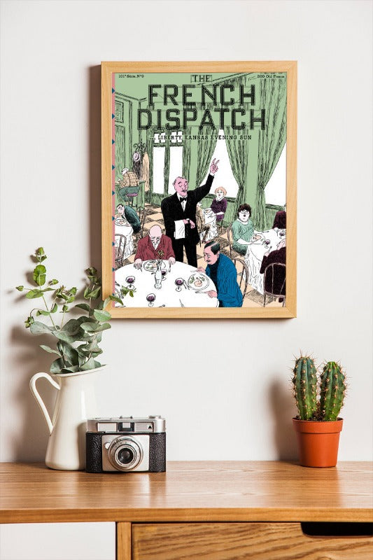 The French Dispatch - framed poster