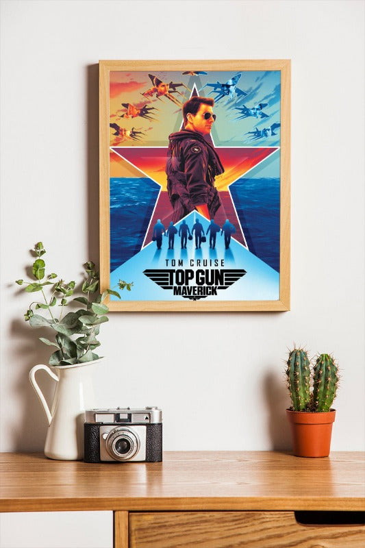 Top Gun Maverick - framed poster