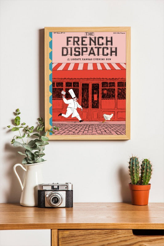 The French Dispatch - framed poster