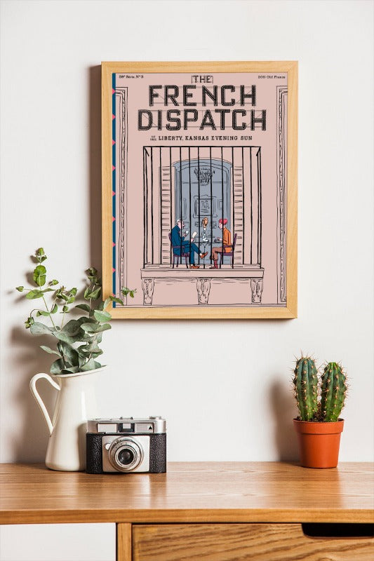 The French Dispatch - framed poster