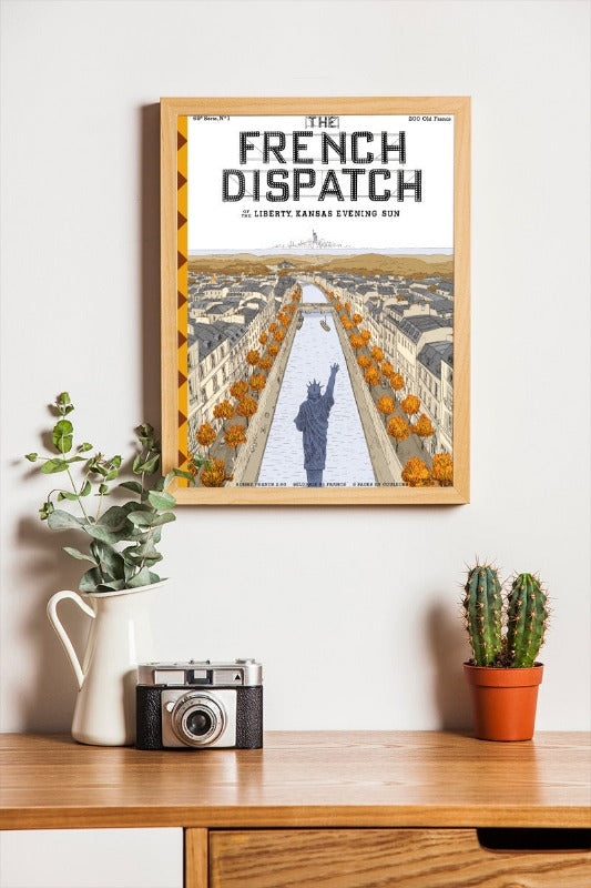 The French Dispatch - framed poster