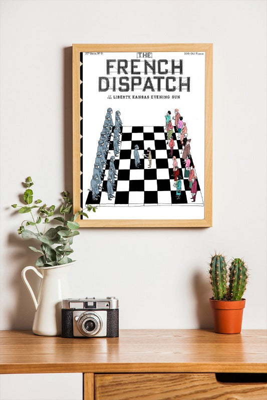 The French Dispatch - framed poster