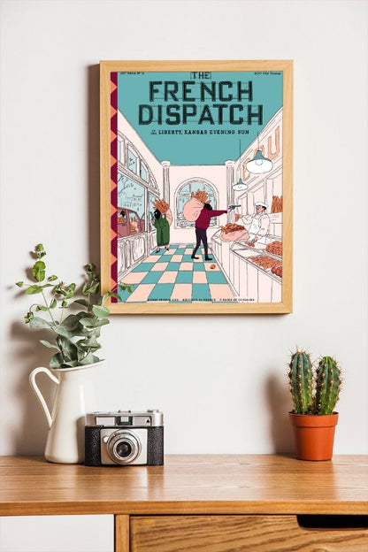 The French Dispatch - framed poster