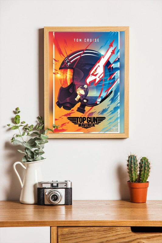 Top Gun Maverick - framed poster