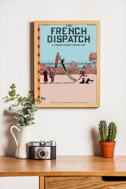 The French Dispatch - framed poster