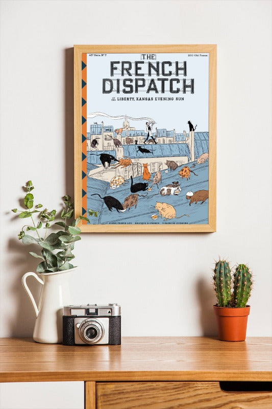 The French Dispatch - framed poster