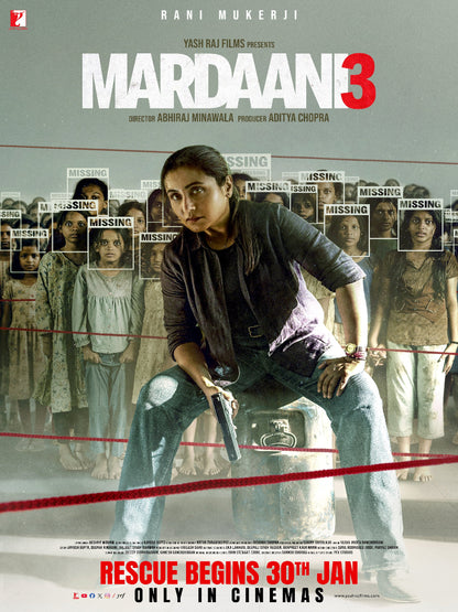Mardaani 3 paper poster