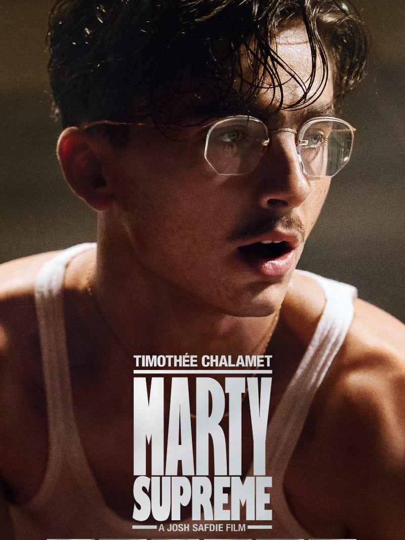 Marty Supreme paper poster