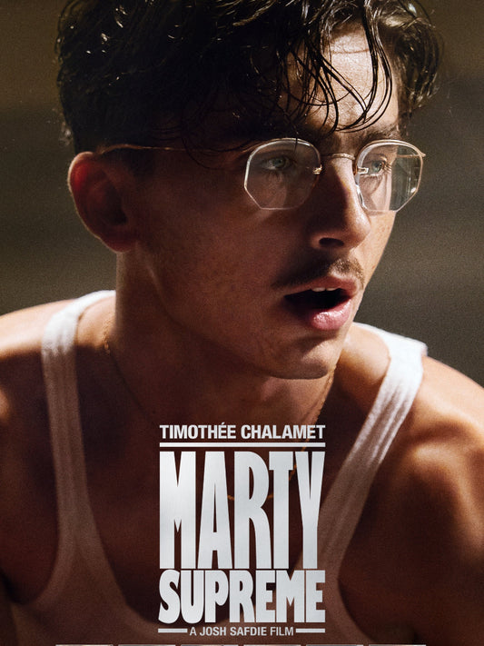 Marty Supreme paper poster