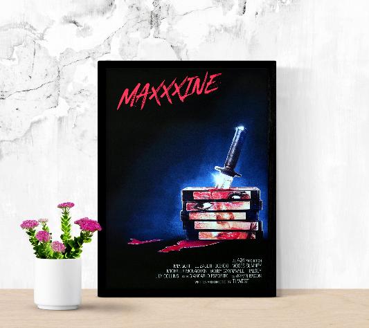 Maxxxine framed poster