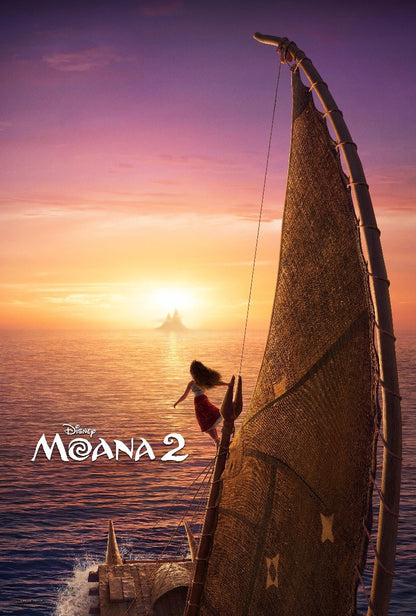 Moana 2 paper poster